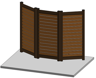 aluminum privacy screen panels installed on deck Canada PrimeAlux